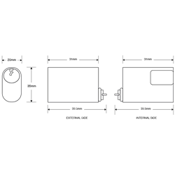 ASEC 6-Pin Scandinavian Oval External / Internal Cylinder