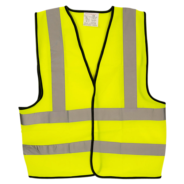 WARRIOR Hi Vis Yellow Safety Vest
