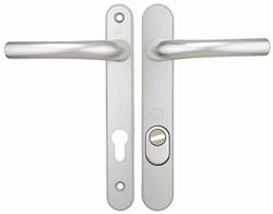 Hoppe Tokyo PAS24 Lever Lever UPVC Multipoint Door Handles -  92mm PZ Sprung 215mm Screw Centres