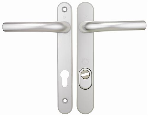 Hoppe Tokyo PAS24 Lever Lever UPVC Multipoint Door Handles -  92mm PZ Sprung 215mm Screw Centres