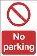 No Parking Sign - 200mm x 300mm