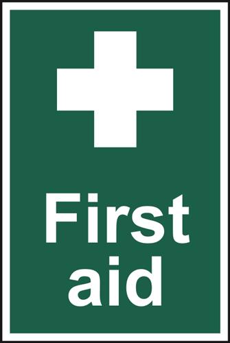 First Aid Sign - 200mm x 300mm