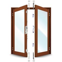 ERA 5345 French Door Kit For a pair of plain meeting style timber doors