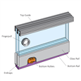 HENDERSON Zenith Double Track Sliding Door Gear