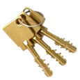 UNION C-Series 1K42 AVA Brass Open Shackle Padlock