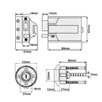 Ingersoll RA71 & SC71 Nightlatch