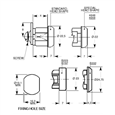 L&F 1332 Nut Fix Camlock