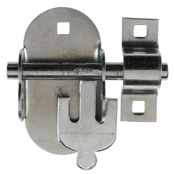 CROMPTON 004A Galvanised Oval Padbolt