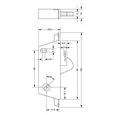 ADAMS RITE MS1848 Patio Mortice Hookbolt