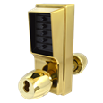 DORMAKABA Series 1000 1041B Knob Operated Digital Lock With Key Override & Passage Set