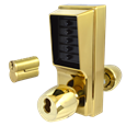 DORMAKABA Series 1000 1041B Knob Operated Digital Lock With Key Override & Passage Set