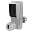DORMAKABA Series 1000 1041B Knob Operated Digital Lock With Key Override & Passage Set