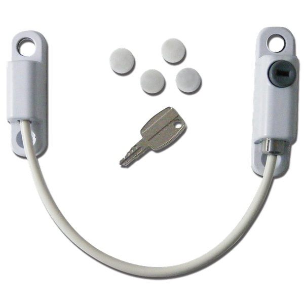 ASEC 150mm Locking Cable Window Restrictor