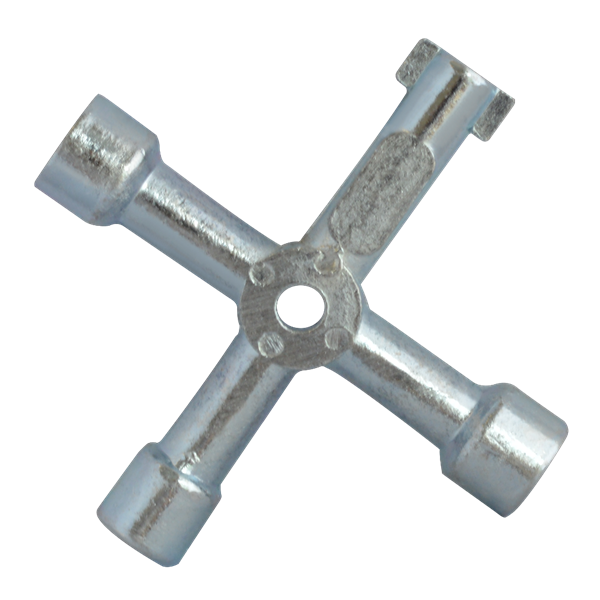 ASEC 4-Way Metal Services Key