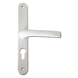 ASEC 70 Lever/Lever UPVC Furniture - 270mm Backplate