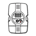 ASEC TSA Combination Luggage Belt Lock