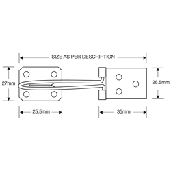 ASEC Wire Hasp & Staple