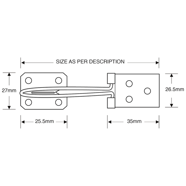 ASEC Wire Hasp & Staple