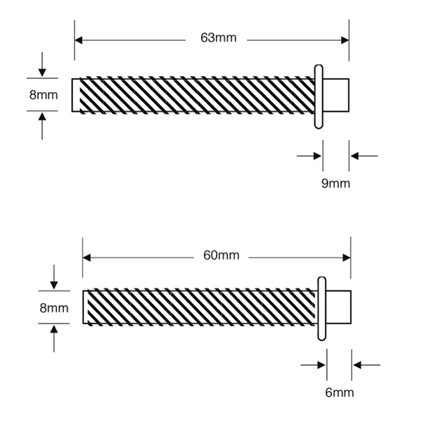 ASEC Pair Of Half Spindles For Split Spindle Applications