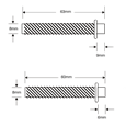 ASEC Pair Of Half Spindles For Split Spindle Applications