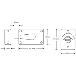 ASEC Toilet Indicator Bolt