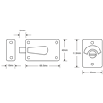 ASEC Toilet Indicator Bolt