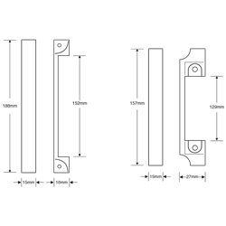 ASEC Rebate To Suit Asec Euro British Standard Deadlocks