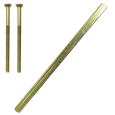 ASEC UPVC Spindle (160mm) & Screw (2x80mm) Pack