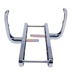 ASEC 92/62 Offset Lever/Lever UPVC Furniture - 240mm Backplate