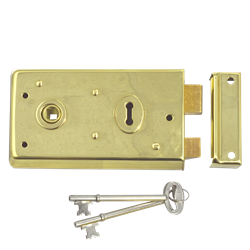 ASEC 1 Lever Double Handed Rimlock - 140mm