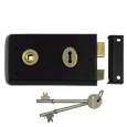 ASEC 1 Lever Double Handed Rimlock - 140mm