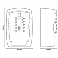 ASEC 12 Key Key Safe - No Cover
