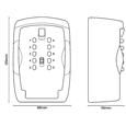 ASEC 12 Key Key Safe - No Cover