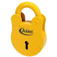 ASEC FB14 4 Lever Old English Padlock