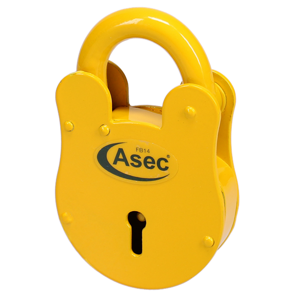 ASEC FB14 4 Lever Old English Padlock