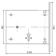 ASEC FB1 2 Lever Mortice Deadlock