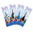 ASEC Frozen Licenced Key Rings