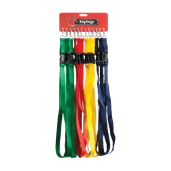 ASEC Assorted Coloured Lanyards