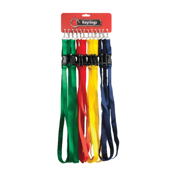 ASEC Assorted Coloured Lanyards