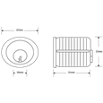 ASEC 5-Pin Screw-In Cylinder