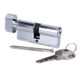 ASEC 6-Pin Euro Key & Turn Cylinder