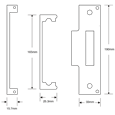 ASEC Mortice Nightlatch Rebate Kit