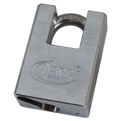 ASEC Closed Shackle Padlock Without Cylinder