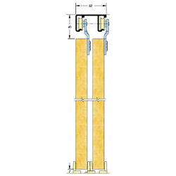 ASEC Sliding Wardrobe Double Gear