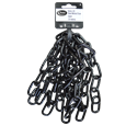 ASEC Steel Welded Chain Black 2.5m Length