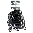 ASEC Steel Welded Chain Black 2.5m Length