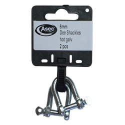 ASEC Steel Dee Shackles