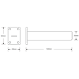 ASEC Concealed Adjustable Door Closer