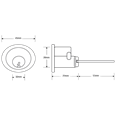 ASEC 5-Pin Rim Cylinder