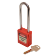 ASEC Safety Lockout Tagout Padlock Long Shackle